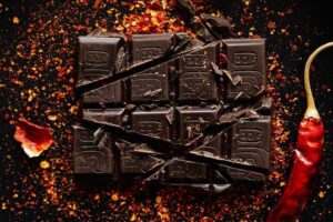 Chocolate con pimiento